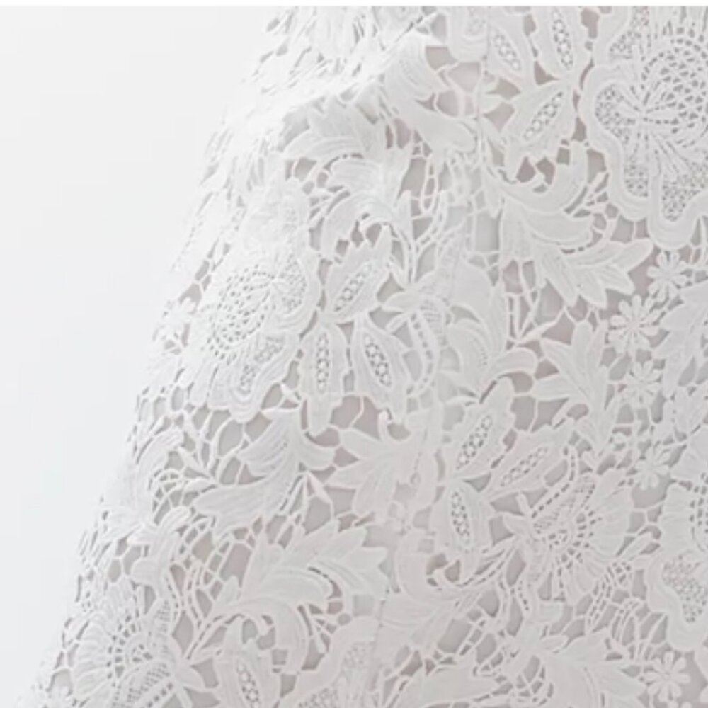 Avec Les Filles | Flared Lace Midi Skirt | NWT - Picture 6 of 8